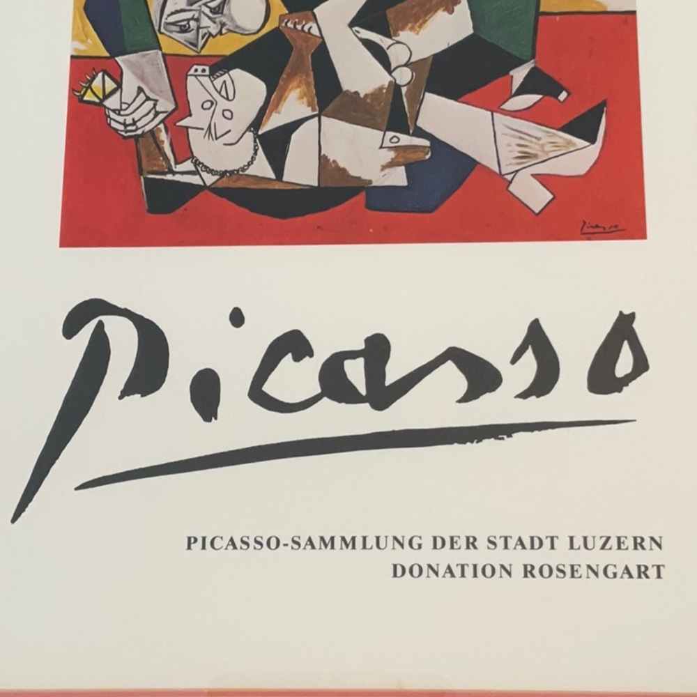 Pablo Picasso Picture Exhibition AM RHYN HAUS LUZERN Art Vintage Museum Framed - Picture 14 of 16
